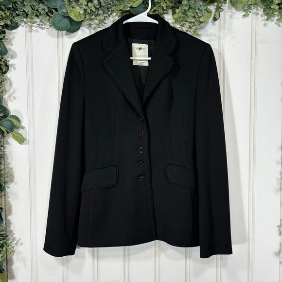 Vertigo Paris Jackets & Blazers - Vertigo Paris Blazer Jacket Women's SMALL Black Career Classic Office Wear